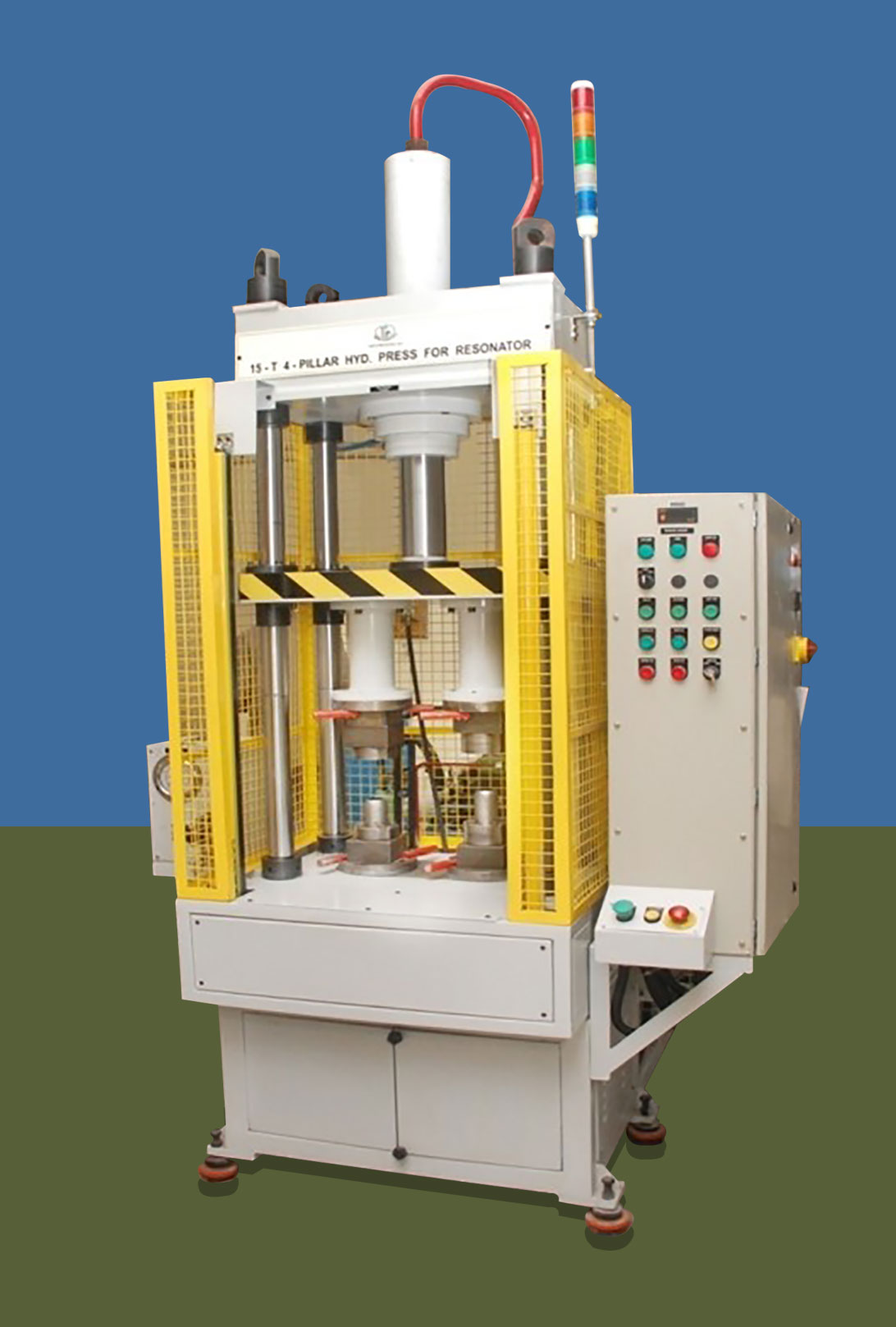 15-T 4-Pillar Hydraulic Press For Resonator