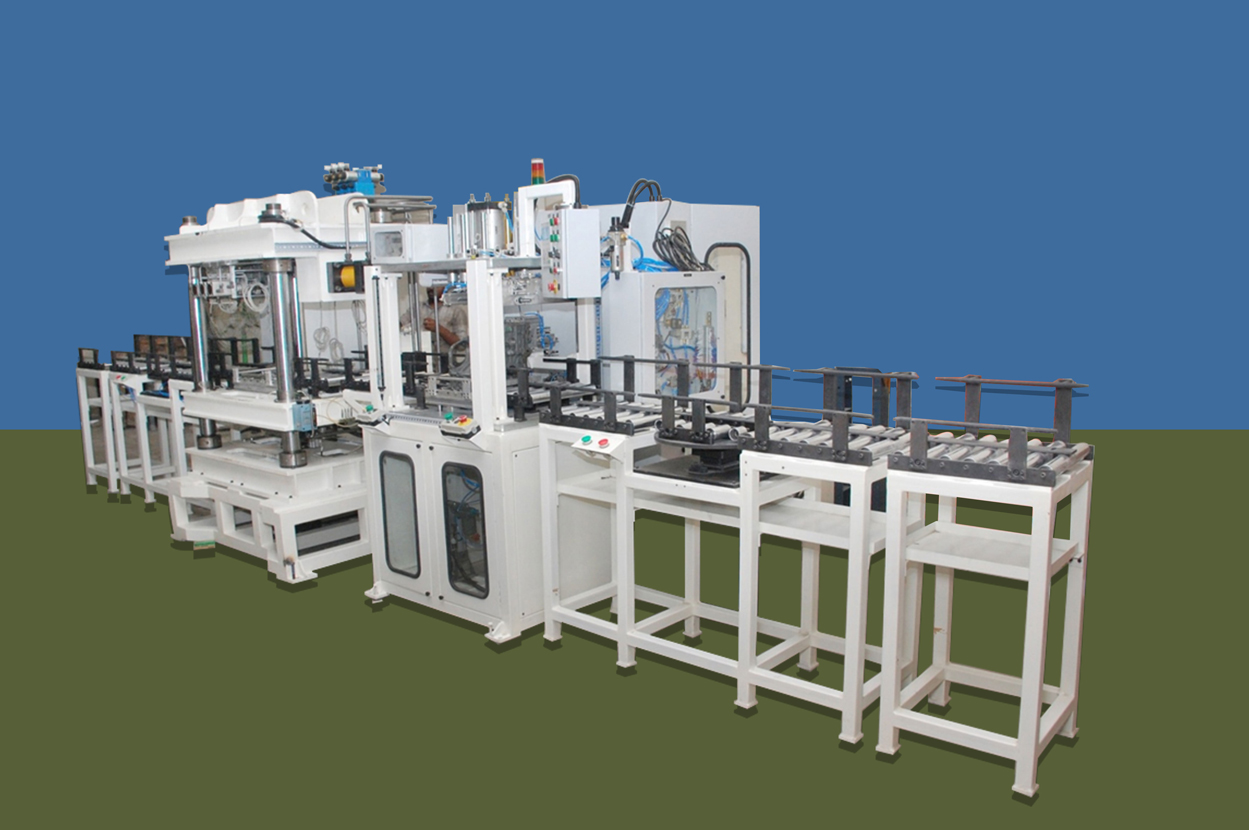 2 & 3 Cylinder Block Welch Plug Pressing & Leakage Testing Line