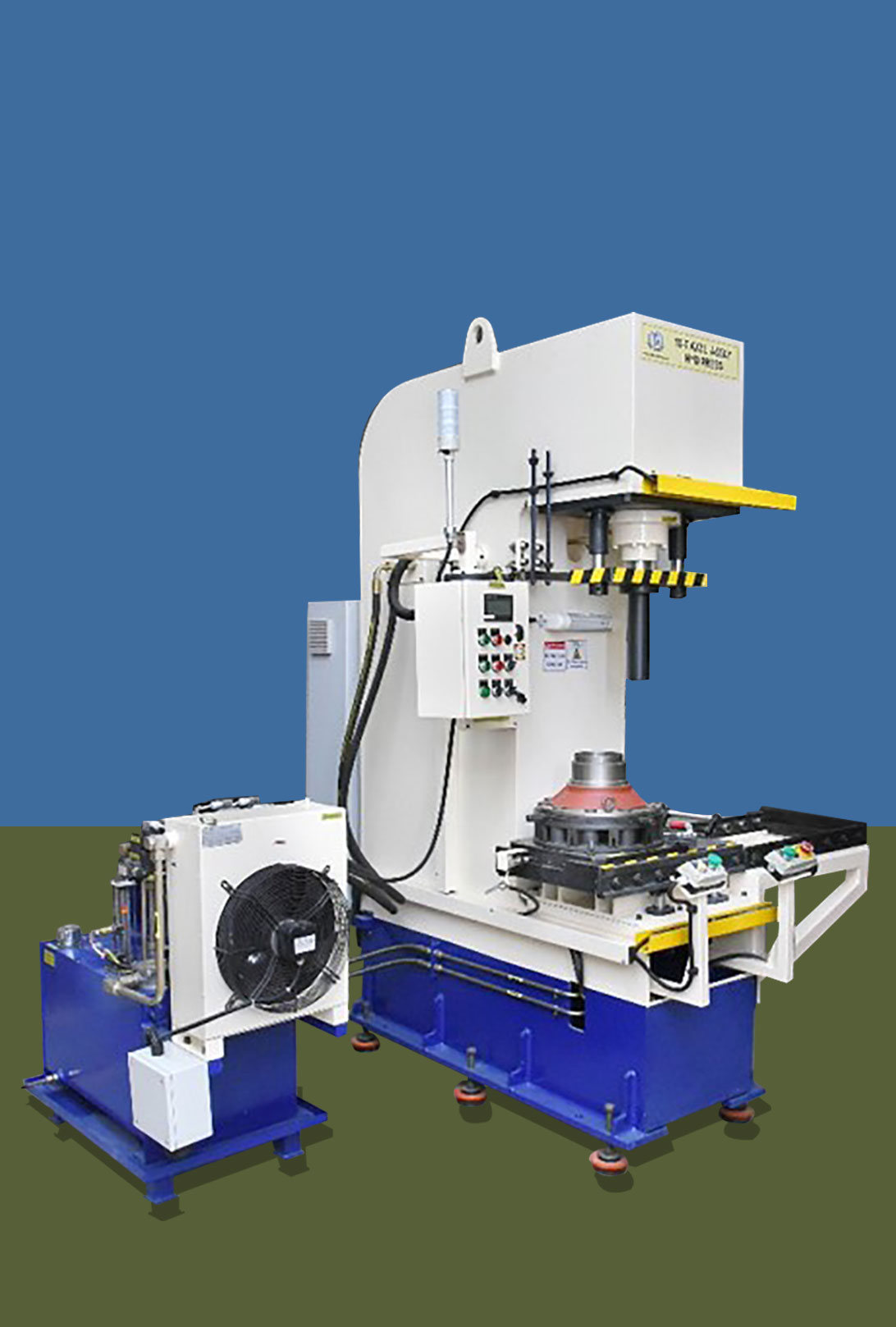10–T Axle Assembly Hydraulic Press