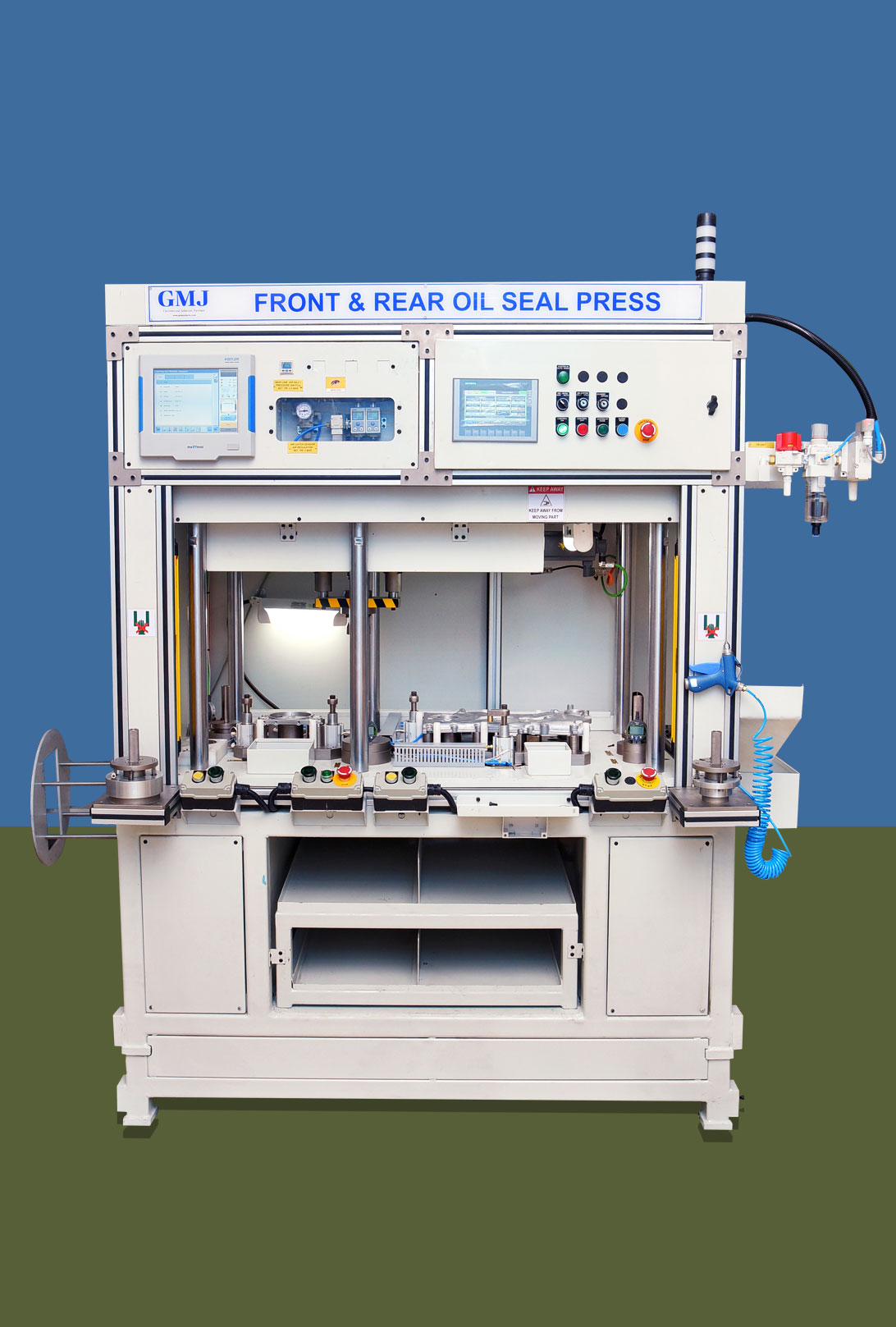 2-T Front & Rear Oil Seal Servo Press