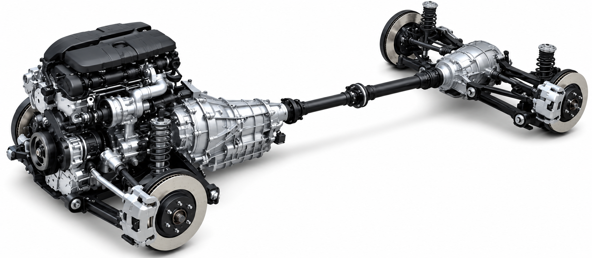 Powertrain and Drivetrain Assembly